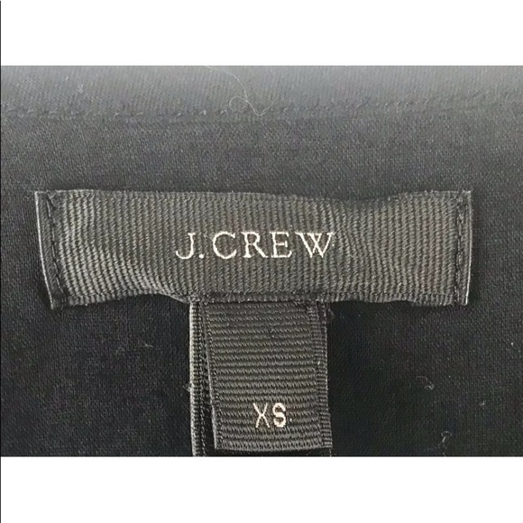 J. Crew Black Embroidered Tunic Cotton Flowy - Picture 5 of 7